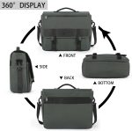 Dakuly Messenger Bag for Men 15.6 Inch Waterproof Laptop Briefcase with Cable Organize Bag Large Satchel Shoulder Bag Lightweight Office College Computer Laptop Bag, Black - Image 6